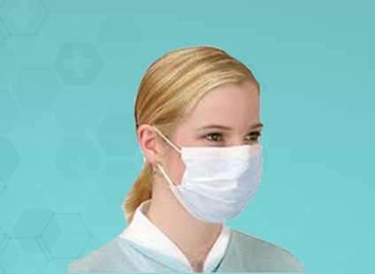 3 Ply Face Mask Tie Lace
